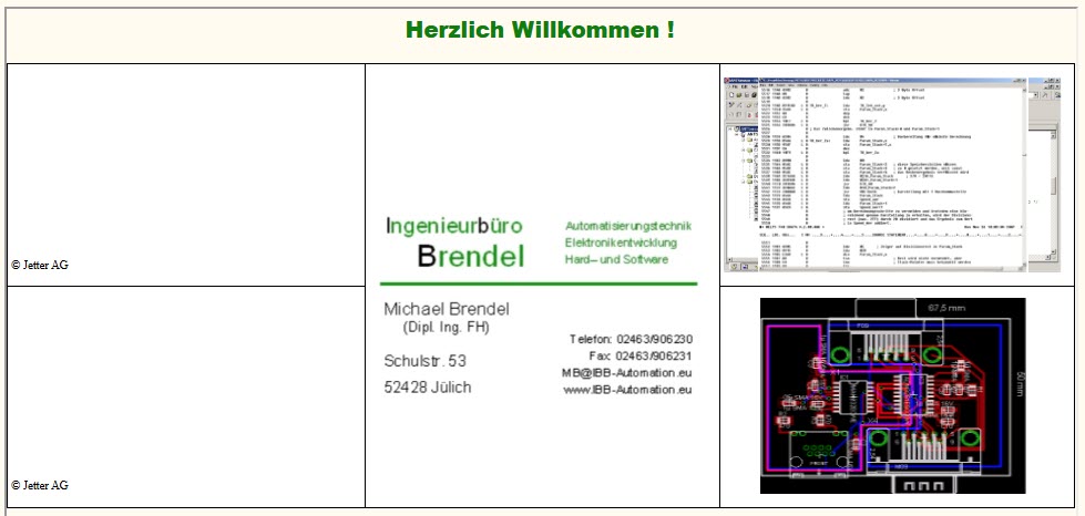 eMail an Michael Brendel